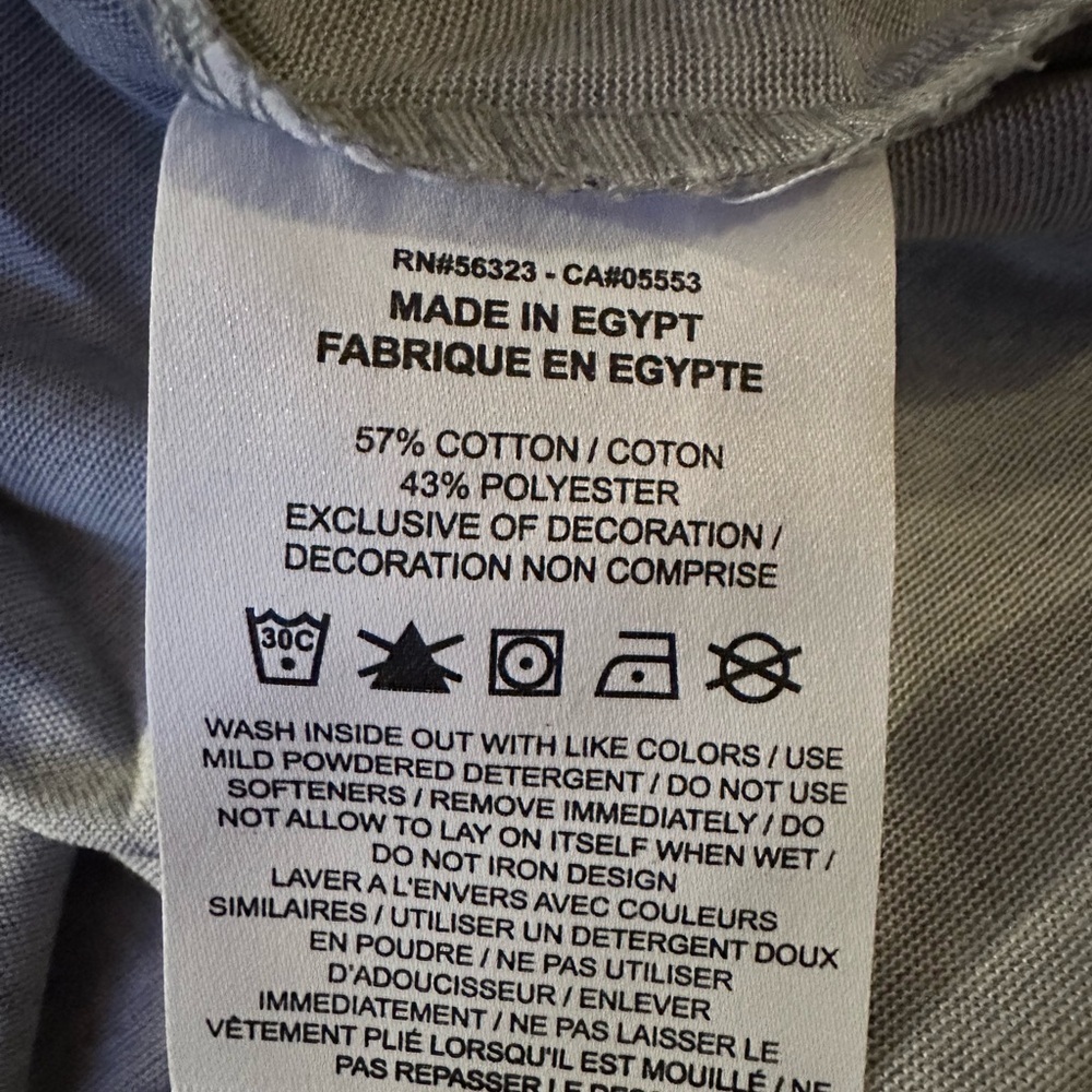 Nike Shirt The Nike Tee Standard Fit Gray Swoosh Front - Size SM MED LG XL - NEW - Picture 5 of 9